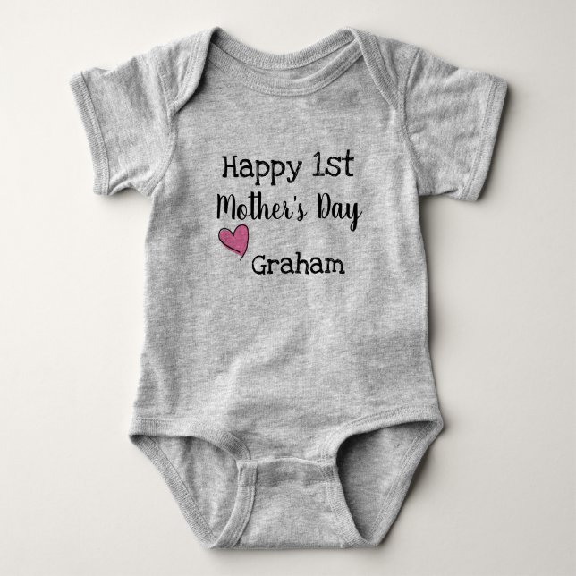 Happy 1st Mütter Day Shirt (Vorderseite)