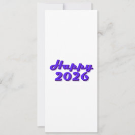 Happy 2026 einladung