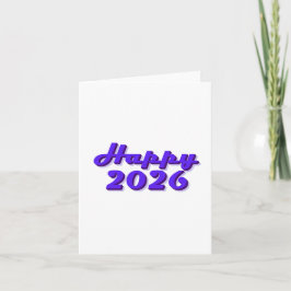 Happy 2026 einladung