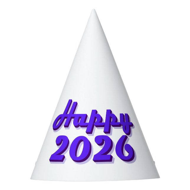 Happy 2026 partyhütchen (Vorderseite)