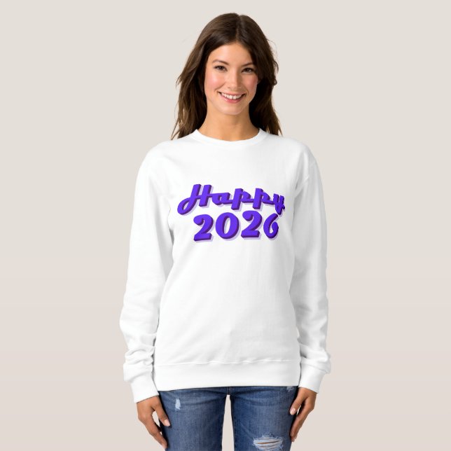 Happy 2026 sweatshirt (Vorne ganz)