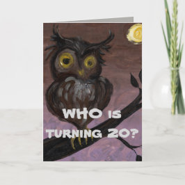 Happy 20. Geburtstagskarte Karte