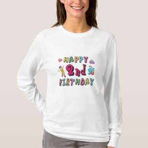Happy 2. Geburtstag 2 Jahr b-Tag Überraschung T-Shirt
