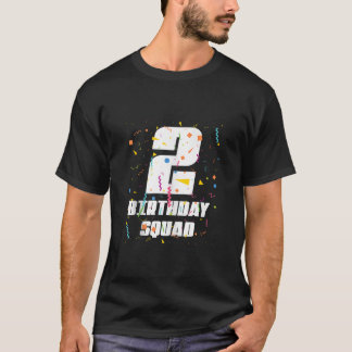 Happy 2. Geburtstag Squad Happy 2 Jahre alt Geburt T-Shirt