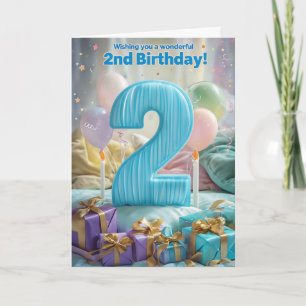 Happy 2. Geburtstagskarte Karte