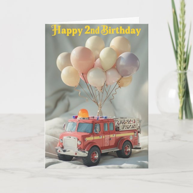 Happy 2. Geburtstagskarte Karte (Vorderseite)