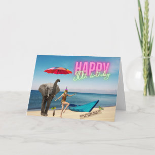 Happy 30. Fun & Funky Geburtstagskarte Karte
