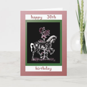 Happy 30. Geburtstagskarte Karte