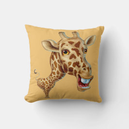 Happy 3D Giraffe Kissen