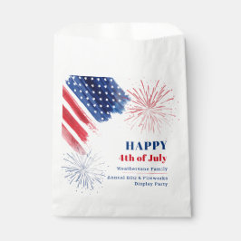 Happy 4. Juli Holiday USA Family Wiedersehen Party Geschenktütchen