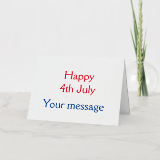 Happy 4. Juli Unabhängigkeitstag hinzufügen Namens