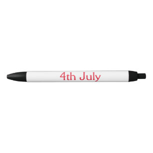 Happy 4. Juli Unabhängigkeitstag hinzufügen Namens Kugelschreiber