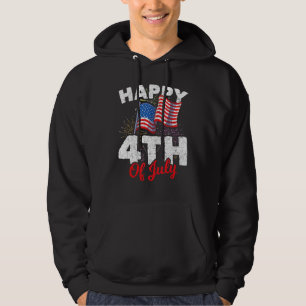 Happy 4th Of July Patriotic American Us Flag 4th O Hoodie
