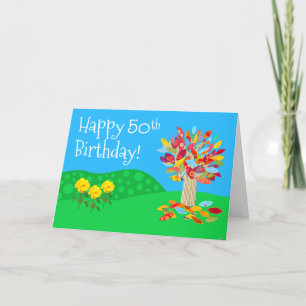 Happy 50. Geburtstagskarte von Joimages Karte