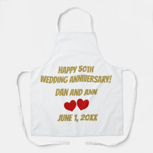 Happy 50. Hochzeitstag  Schürze