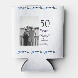 Happy 50. Jubiläum fügen Sie Pärchen Namen Datum H Dosenkühler