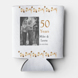 Happy 50. Jubiläum fügen Sie Pärchen Namen Datum H Dosenkühler