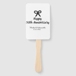 Happy 50. Jubiläum fügen Sie Pärchen Namen Datum H Fächer
