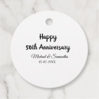 Happy 50. Jubiläum fügen Sie Pärchen Namen Datum H