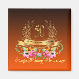Happy 50 th Wedding Anniversary Magnet