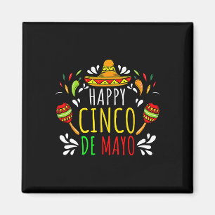 Happy 5 De Mayo Lasse Fiesta Viva Mexico Cinco De Magnet