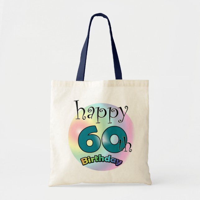 Happy 60th Birthday Tragetasche (Vorne)