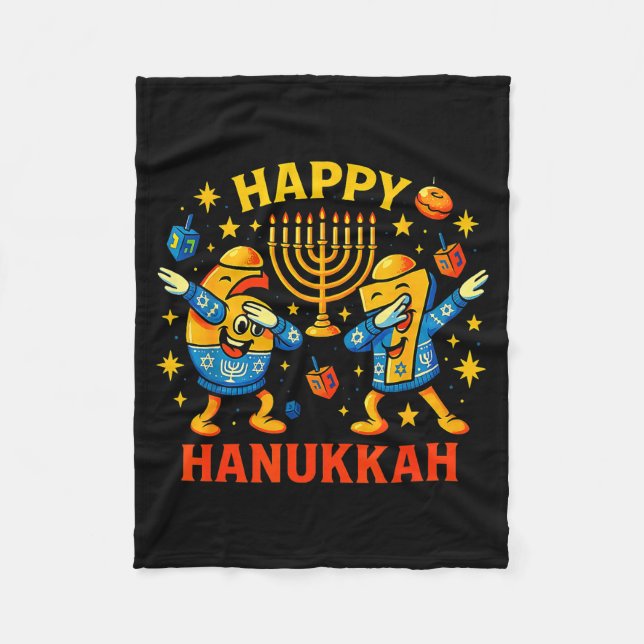 Happy 67 Hanukkah Funny Holiday Meme Design  Fleecedecke (Vorderseite)