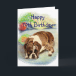 Happy 70. Geburtstag Erleben Sie den aufregenden S Karte<br><div class="desc">Haben Sie eine Person,  die Boxer,  Hunde oder Gefühl blau in ihrem Alter Liebe? Sie sind nicht sehr aufgeregt über ihren Geburtstag. Dieser traurig aussehende Boxer Hund wird sie zum 70.</div>