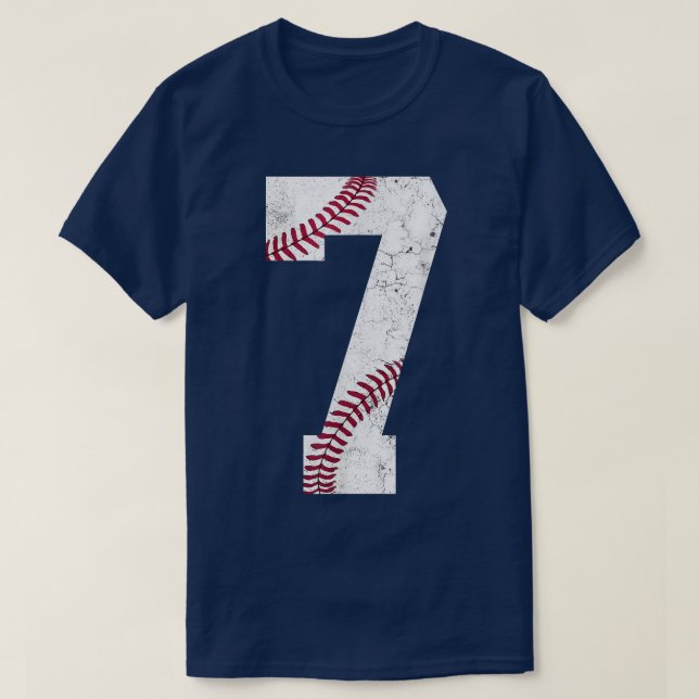 Happy 7th Birthday Gift Baseball Kids 7 2015 Seven T-Shirt (Design vorne)