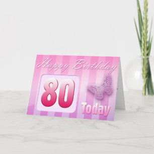 Happy 80. Geburtstag Grand Mother Great-Aunt-Mama Karte