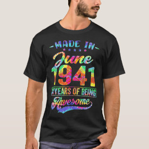 Happy 80. Geburtstagsdekoration im Juni 1941  T-Shirt