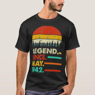 Happy 80. Geburtstagsparty 80 Jahre alt Legend sei T-Shirt