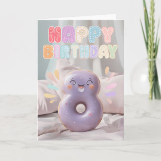 Happy 8. Geburtstagskarte Karte