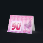 Happy 90. Geburtstag Grand Mother Great-Aunt-Mama Karte<br><div class="desc">Grußseite 1: Herzlichen Glückwunsch zu Ihrem Geburtstag. Grußseite 2: Denken Sie an Sie mit Liebe an Ihren Geburtstag und wünschen Ihnen alles,  was Ihnen heute und immer Freude und Glück bringt.</div>