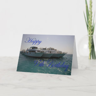 Happy 95. Geburtstag Dive Boats Karte