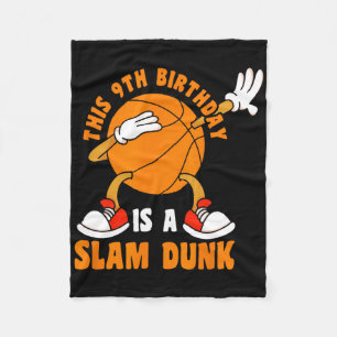 Happy 9 Geburtstag 9 Jahre alt Dab Bysketbyll 9. B Fleecedecke
