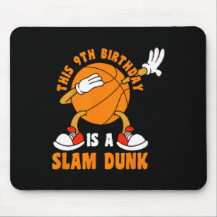 Happy 9 Geburtstag 9 Jahre alt Dab Bysketbyll 9. B Mousepad
