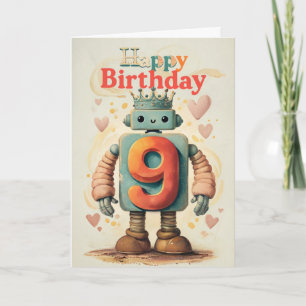 Happy 9. Geburtstagskarte Karte
