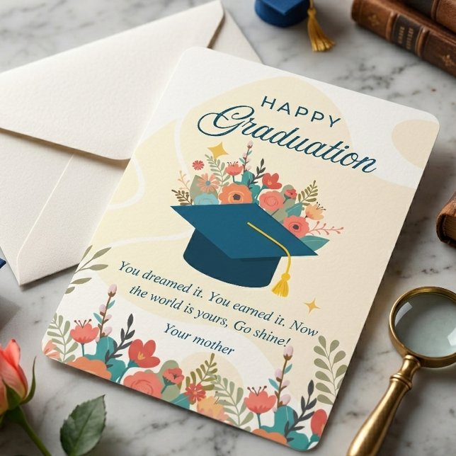 Happy Abschluss Card für Sohn oder Tochter Dankeskarte (Von Creator hochgeladen)