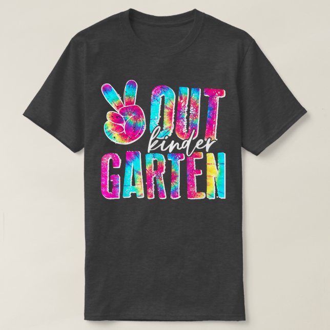 Happy Abschluss Peace Sign Algarten  T-Shirt (Design vorne)