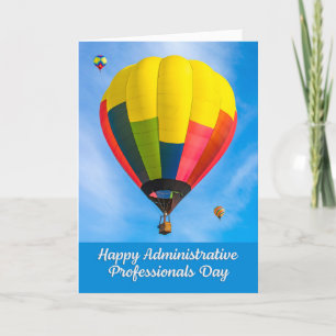 Happy Administrative Professionals Day Balloon Feiertagskarte
