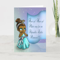 Happy African American Princess Birthday