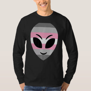 Happy Alien Demigirl Pride Flag T-Shirt