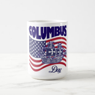 Happy America Columbus Day Kaffeetasse