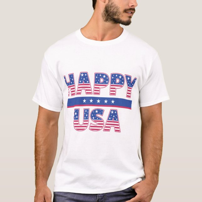 Happy American T-Shirt (Vorderseite)