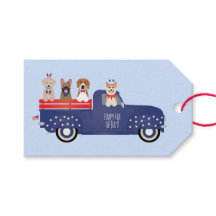 Happy Amerikanische Unabhängigkeitstag Hunde Liefe