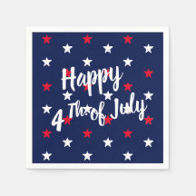 Happy Amerikanische Unabhängigkeitstag Rot Weiß & 