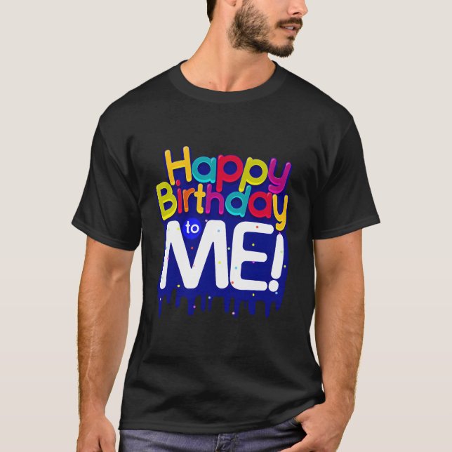 Happy an mich farbenfrohe Py T-Shirt (Vorderseite)