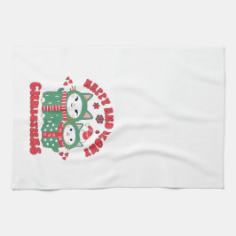 Happy and Meowy Christmas Cats Geschirrtuch