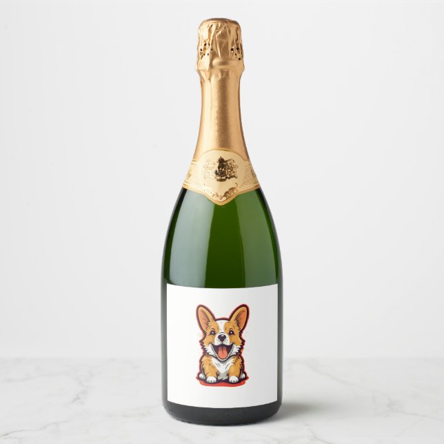 Happy and Niedlich Corgi - Adorable Design for Dog (Vorderseite)